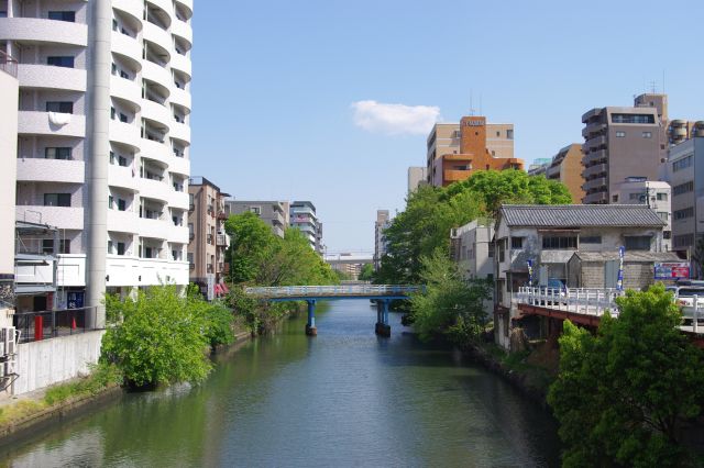 桜橋の隣の中橋。