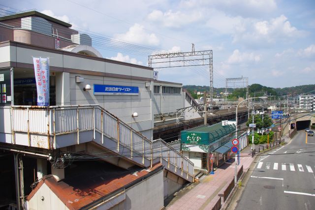 奈良西部、近鉄生駒駅へ。