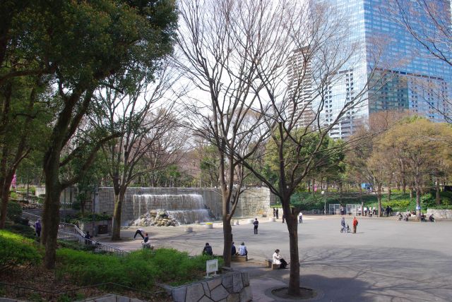 都庁前の新宿中央公園へ。