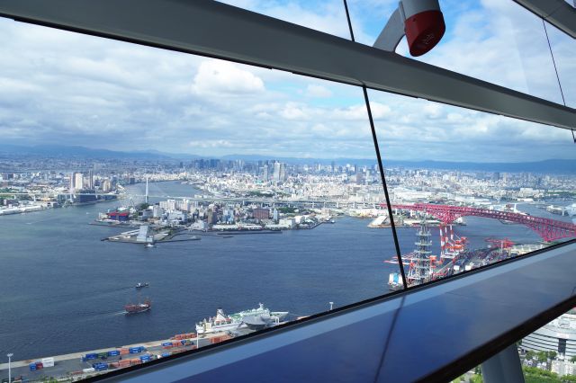 展望台内の風景。