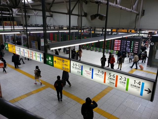 上野駅・行き先表示
