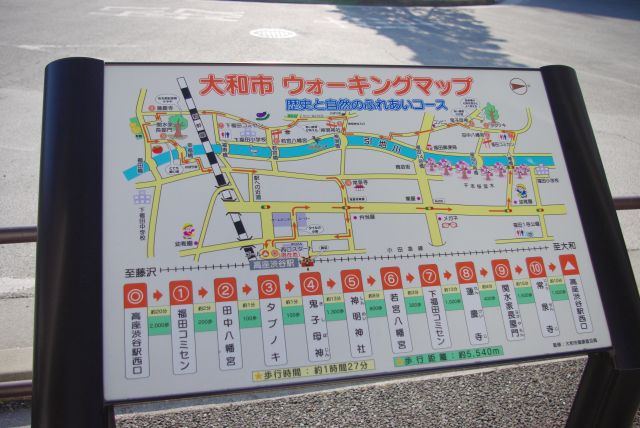 高座渋谷駅・ウォーキングマップ