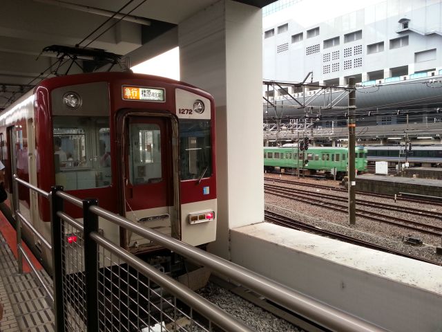 近鉄で京都へ