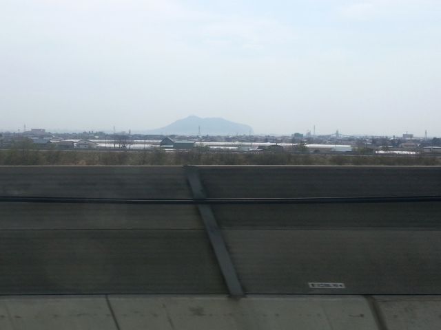 新幹線からの函館山