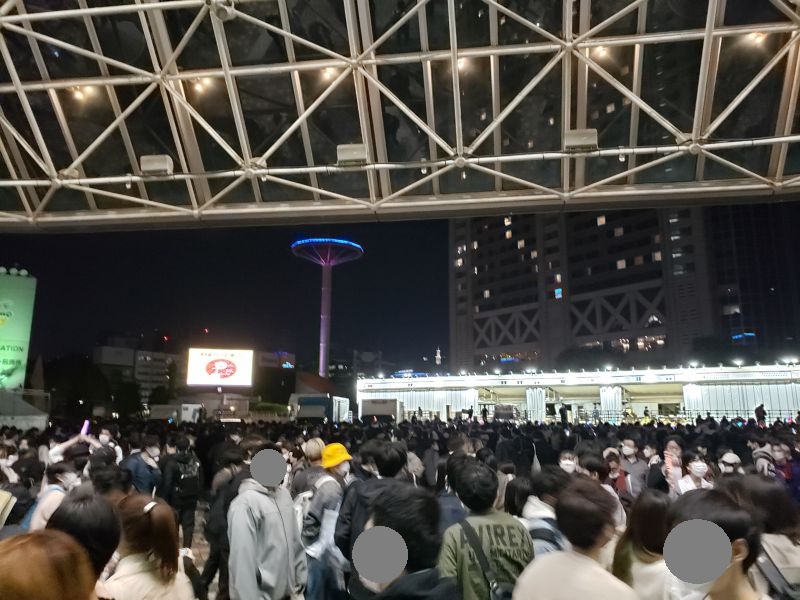 櫻坂46全国ツアー2022・東京公演Day2・終演後の東京ドーム外