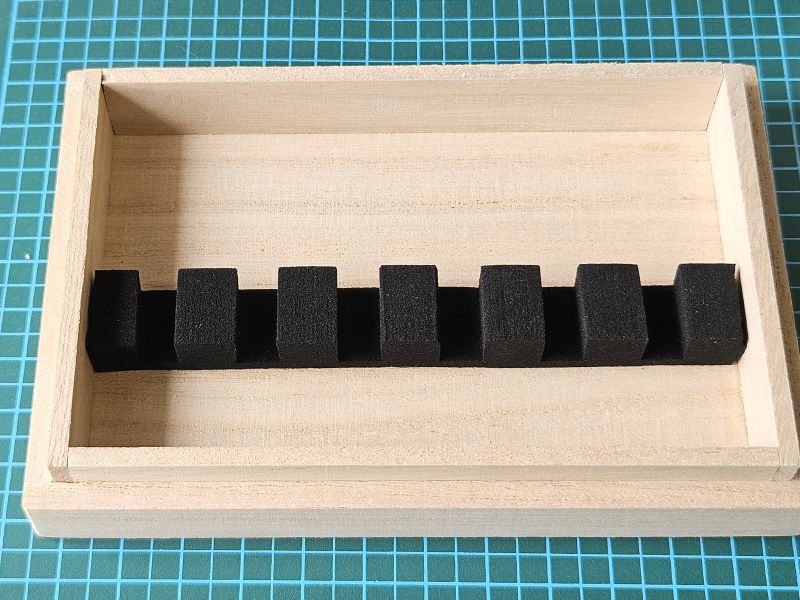 桐箱でファゴット用リードケース作り