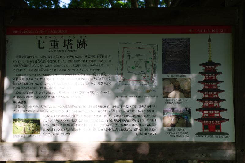 武蔵国分寺跡・七重塔跡