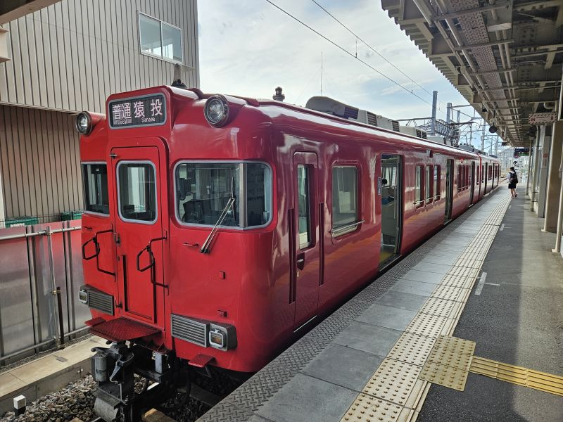 高架化工事中の知立駅