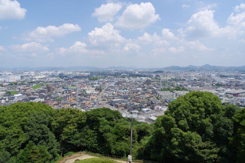 小牧山城・眺望