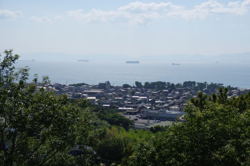 大野城からの伊勢湾