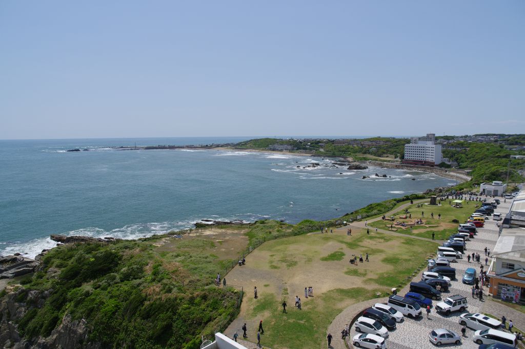 犬吠埼灯台・灯台からの眺望・南側