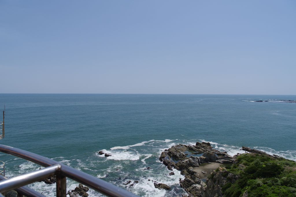 犬吠埼灯台・灯台からの眺望・太平洋の水平線