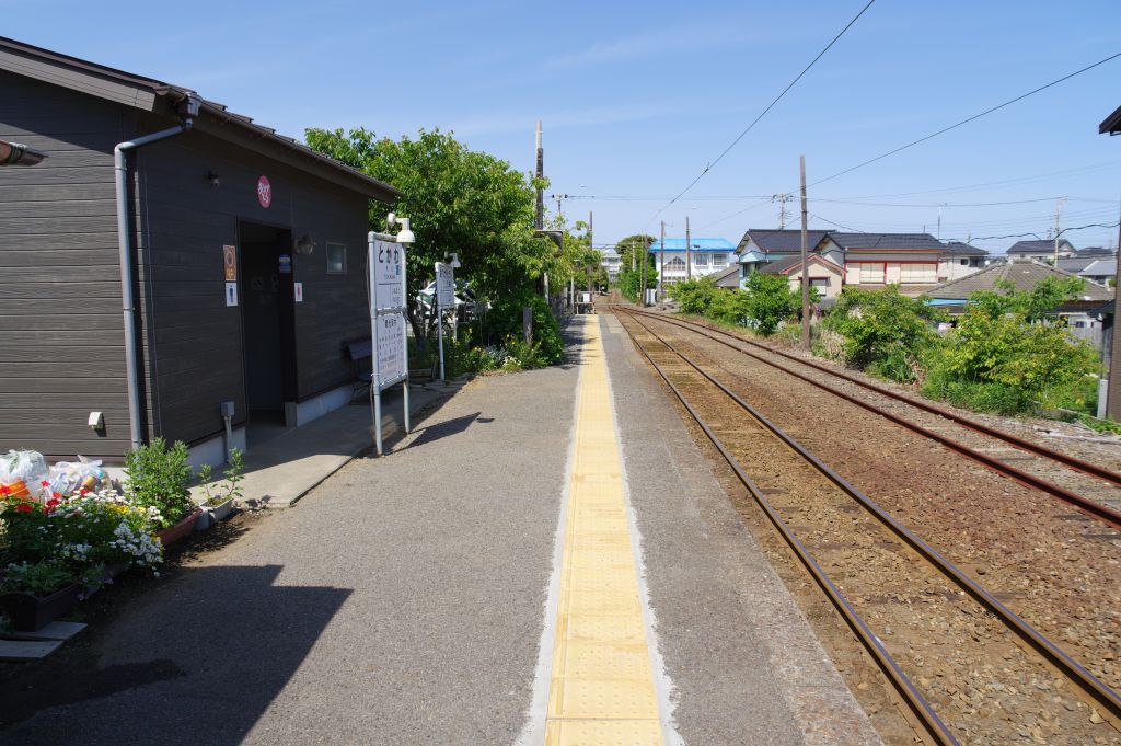 銚子電鉄・外川駅・ホーム