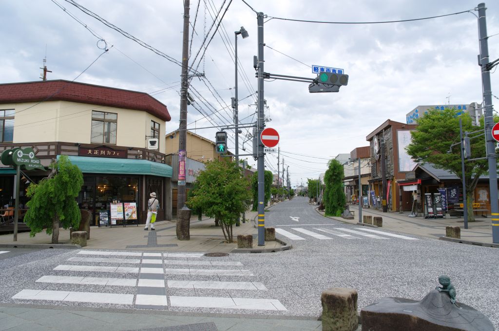 水木しげるロード・中心部の通り・東