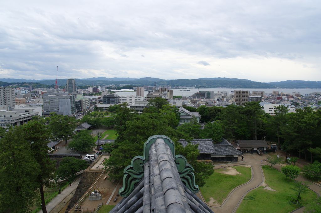 松江城・南側の眺望