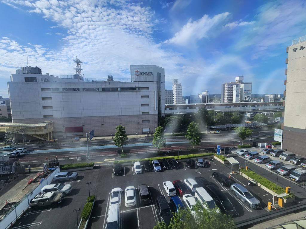 松江のホテル・部屋からの眺望、松江駅前