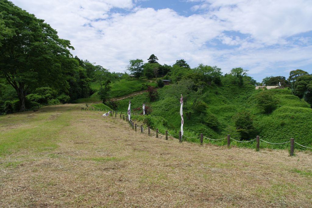月山富田城・馬乗馬場跡
