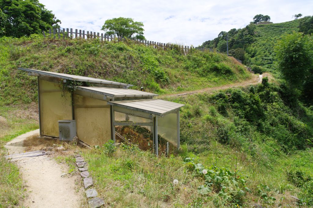月山富田城・通路跡