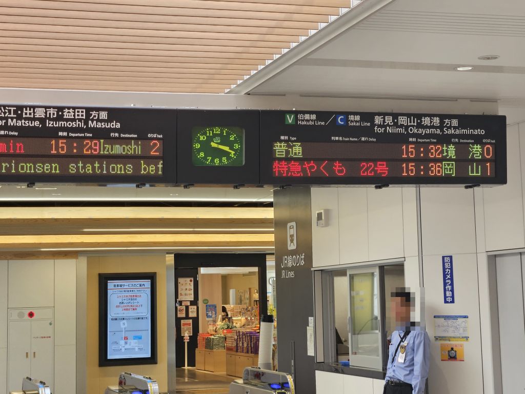 JR米子駅・改札前
