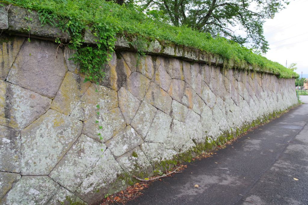 龍岡城・黒門付近の石垣