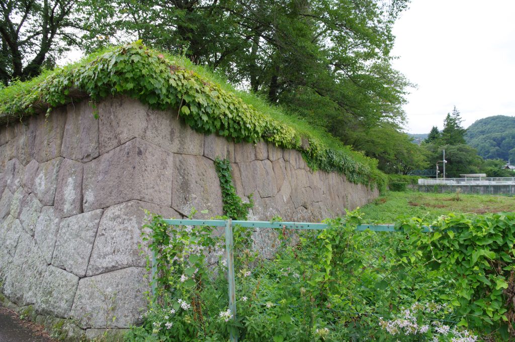 龍岡城・黒門付近の石垣