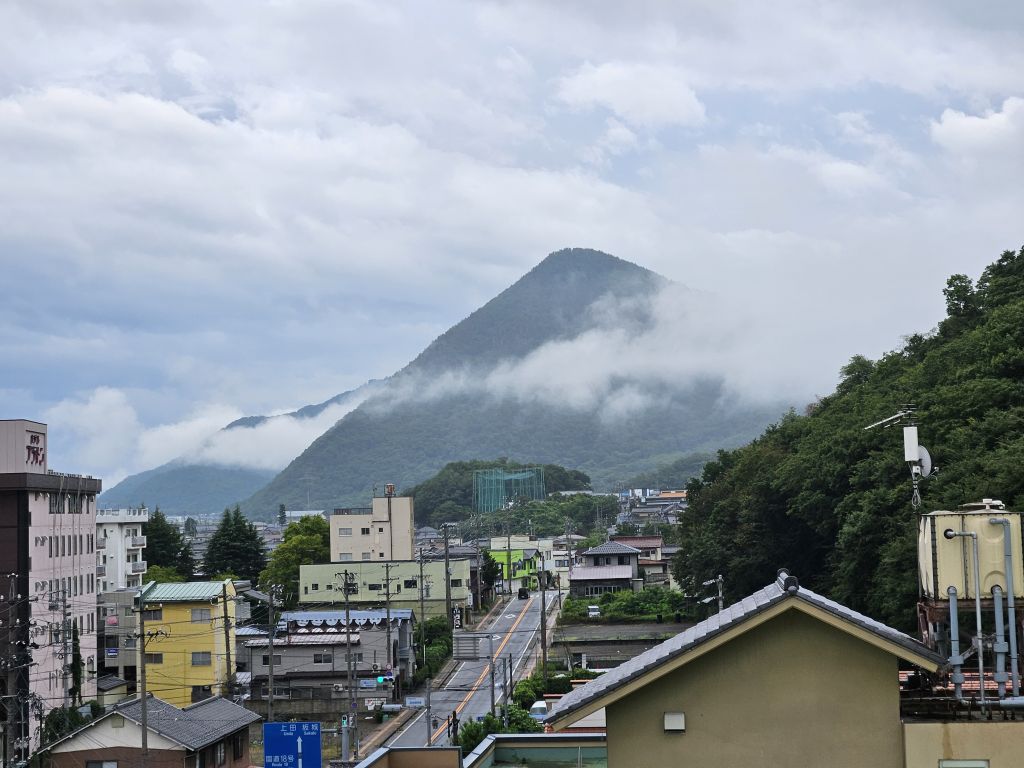 戸倉上山田温泉の眺望・山