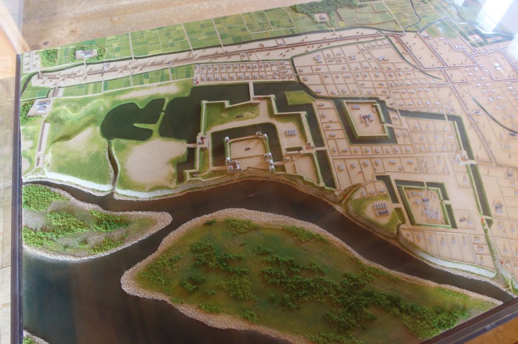 上田城・城周辺の模型