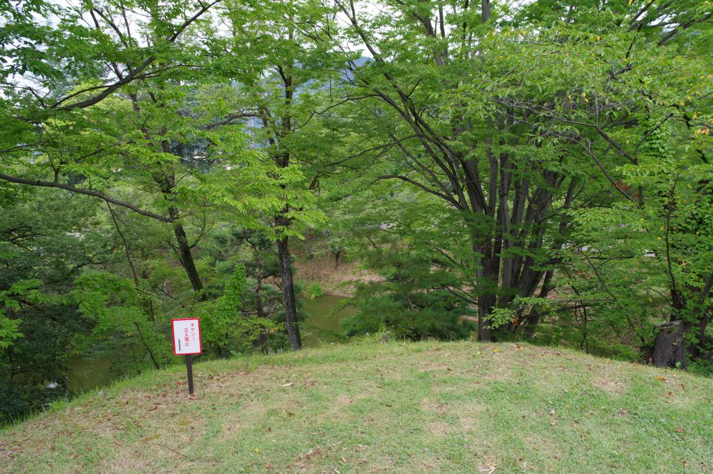 上田城・北西隅櫓跡