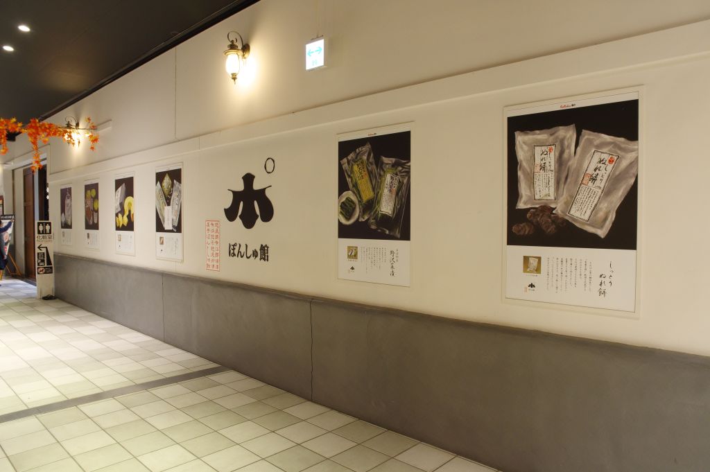 越後湯沢駅・CoCoLo湯沢・ぽんしゅ館の壁