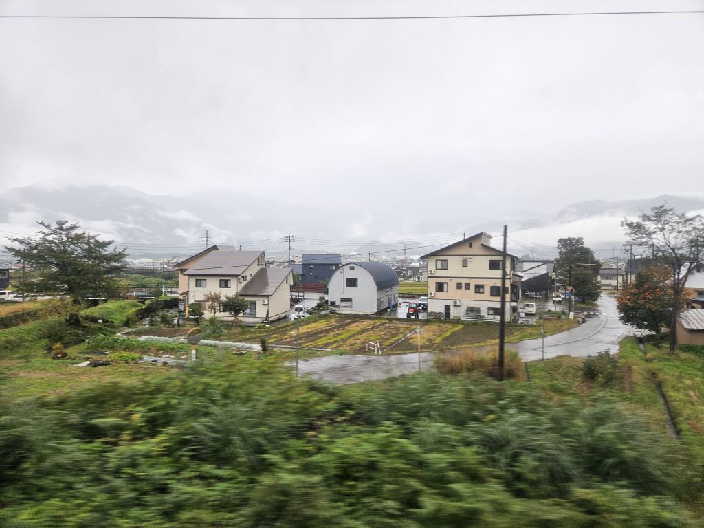 上越線・塩沢付近の車窓