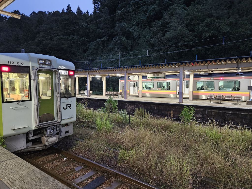 越後川口駅・飯山線を下車