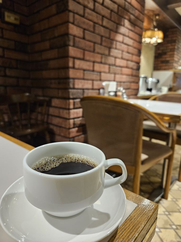 長岡のホテル・朝食会場とコーヒー