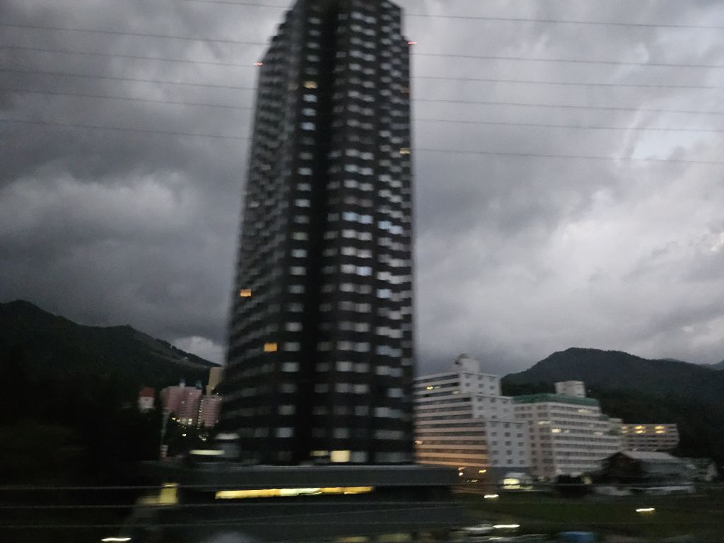 村上からの帰路・越後湯沢付近