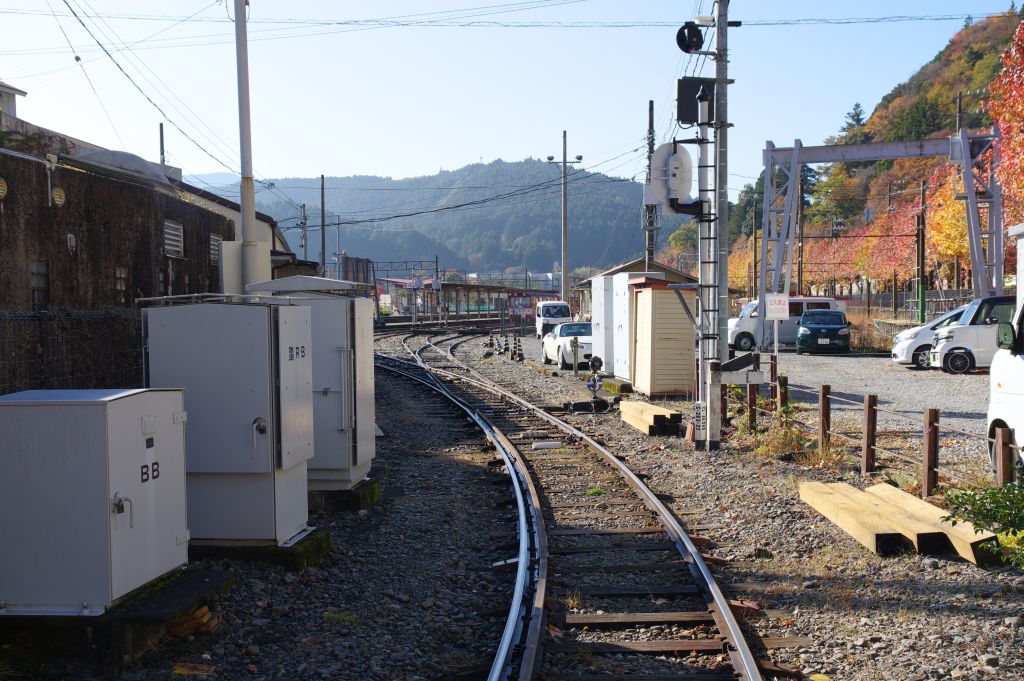 千頭駅・踏切