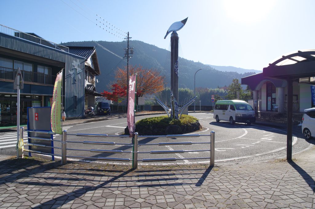 千頭駅・ロータリー