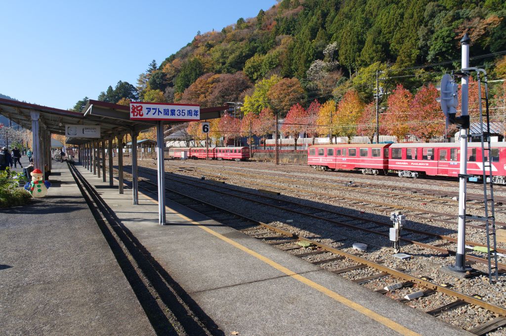 千頭駅・井川線ホーム