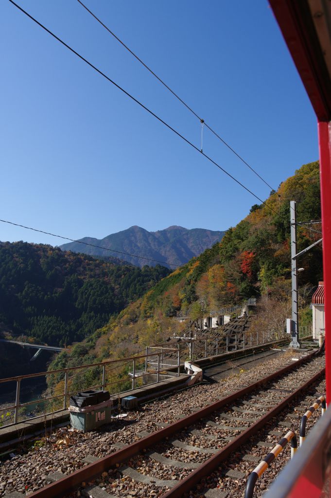 長島ダム駅・隣の線路