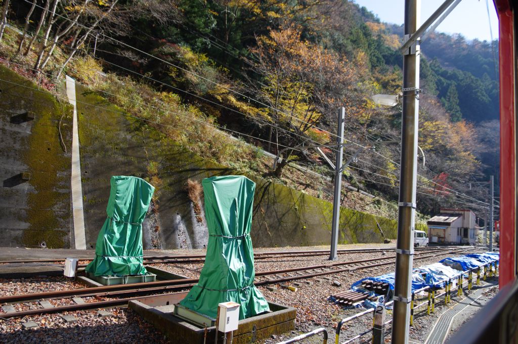 アプトいちしろ駅・線路群