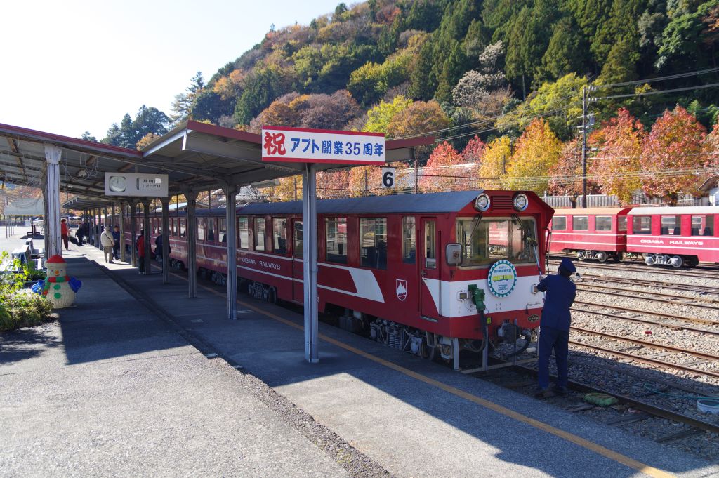 千頭駅・井川線の先頭