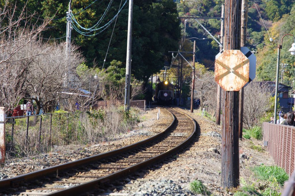 川根温泉笹間渡・駅側の線路