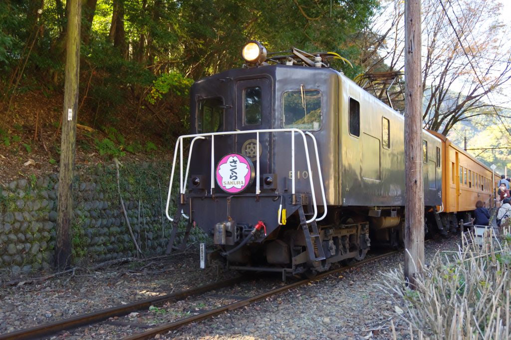 川根温泉笹間渡・停車するEL