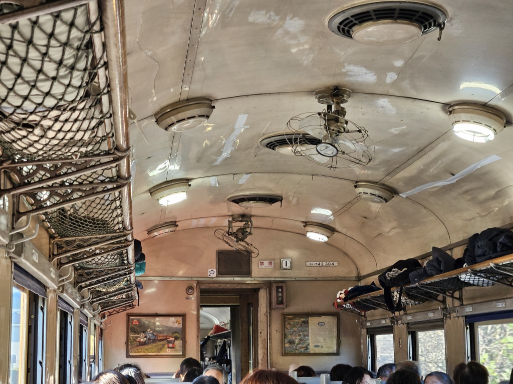 大井川鐵道SL・車内