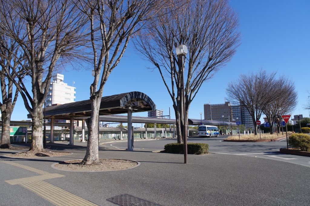 深谷駅・南口の東側のロータリー