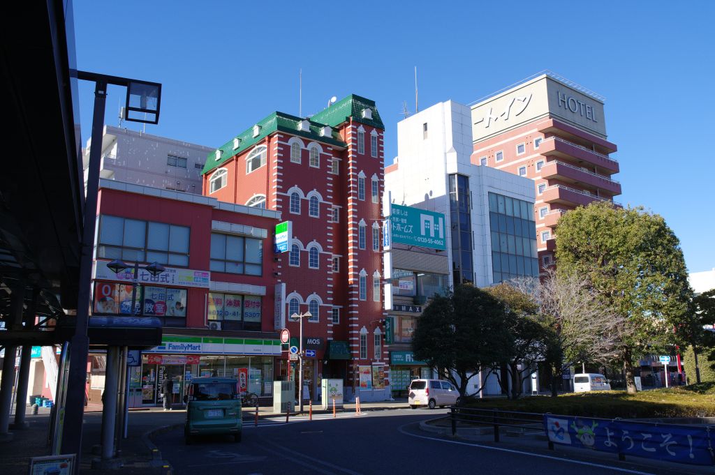 深谷駅・北口のビル群