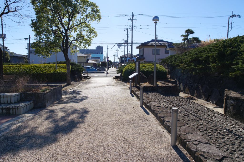 深谷城址公園・南側の入口