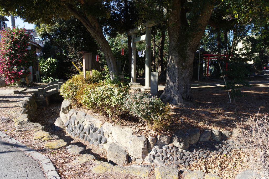 深谷城址・冨士浅間神社・外濠跡の角