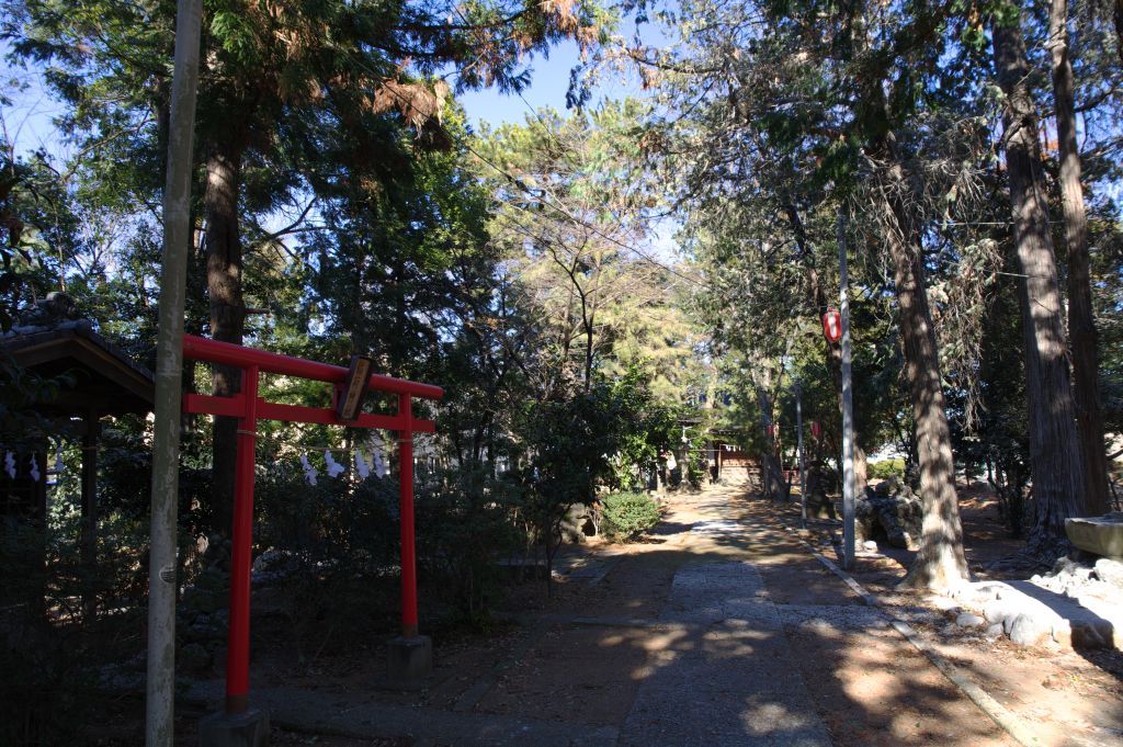 深谷城址・冨士浅間神社・参道