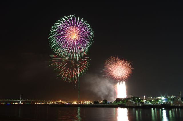横浜開港祭花火大会の写真ページ