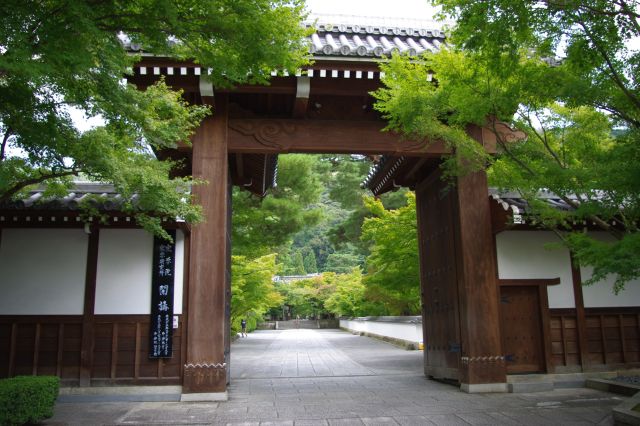 紅葉の名所の永観堂を通り過ぎます。