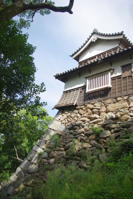 南丸多聞櫓は城内唯一の重要文化財。